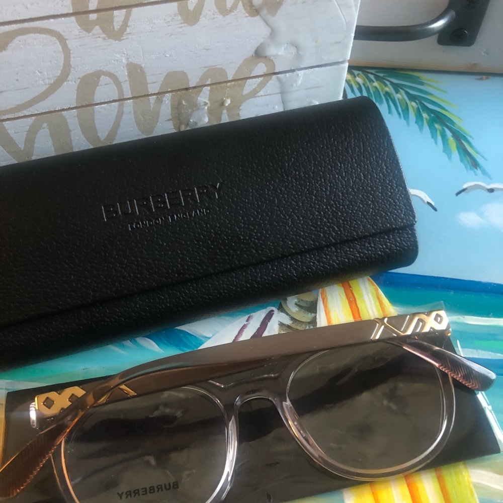 Burberry eyeglasses with case